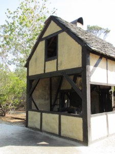 Re-construction of an Elizabethan cottage